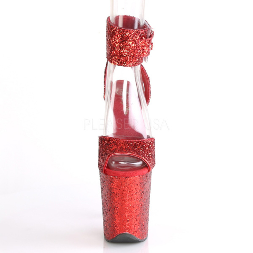 High Heel Platform Glitter Shoes - Picture 2 of 5